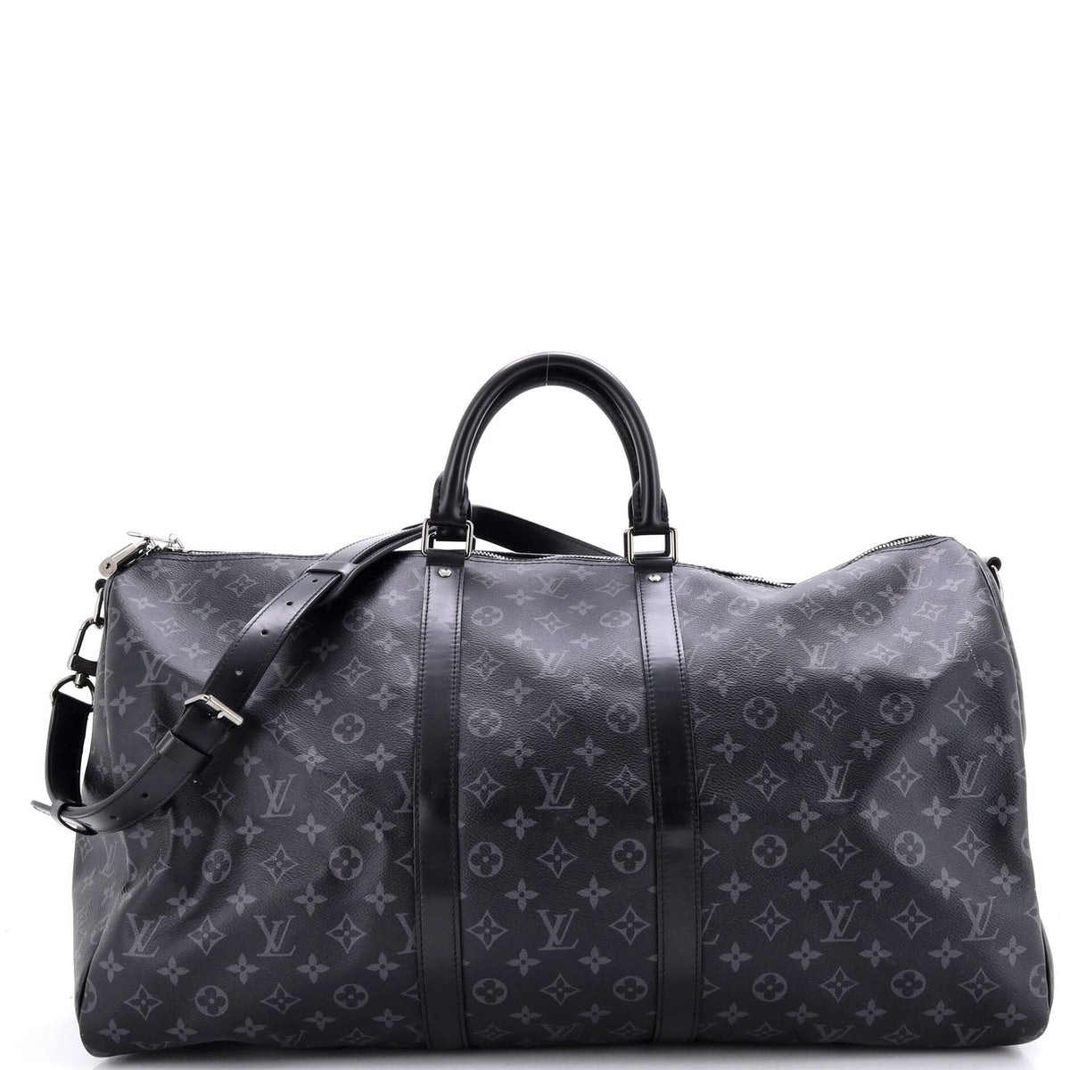 Keepall Bandouliere Bag Monogram Eclipse Canvas 55
