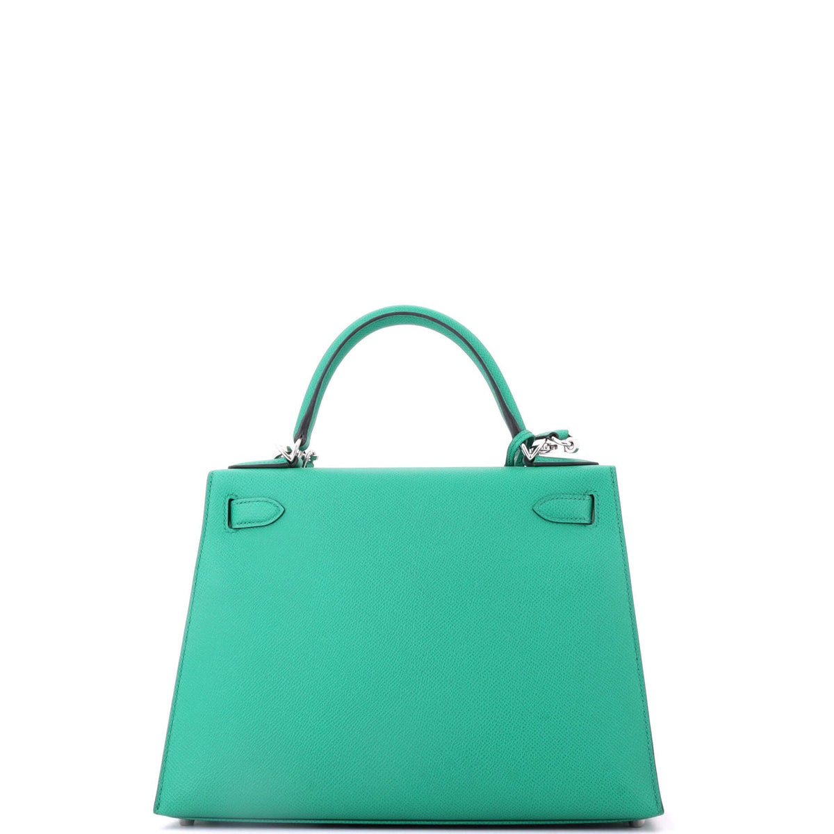 Kelly Handbag Menthe Epsom with Palladium Hardware 28