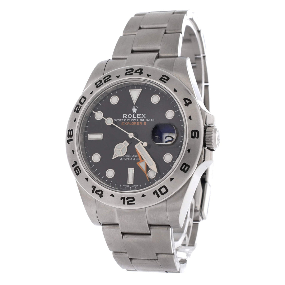 Oyster Perpetual Explorer II Automatic Watch Stainless Steel 42