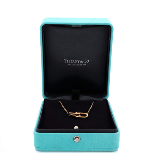 HardWear Double Link Pendant Necklace 18K Rose Gold Small