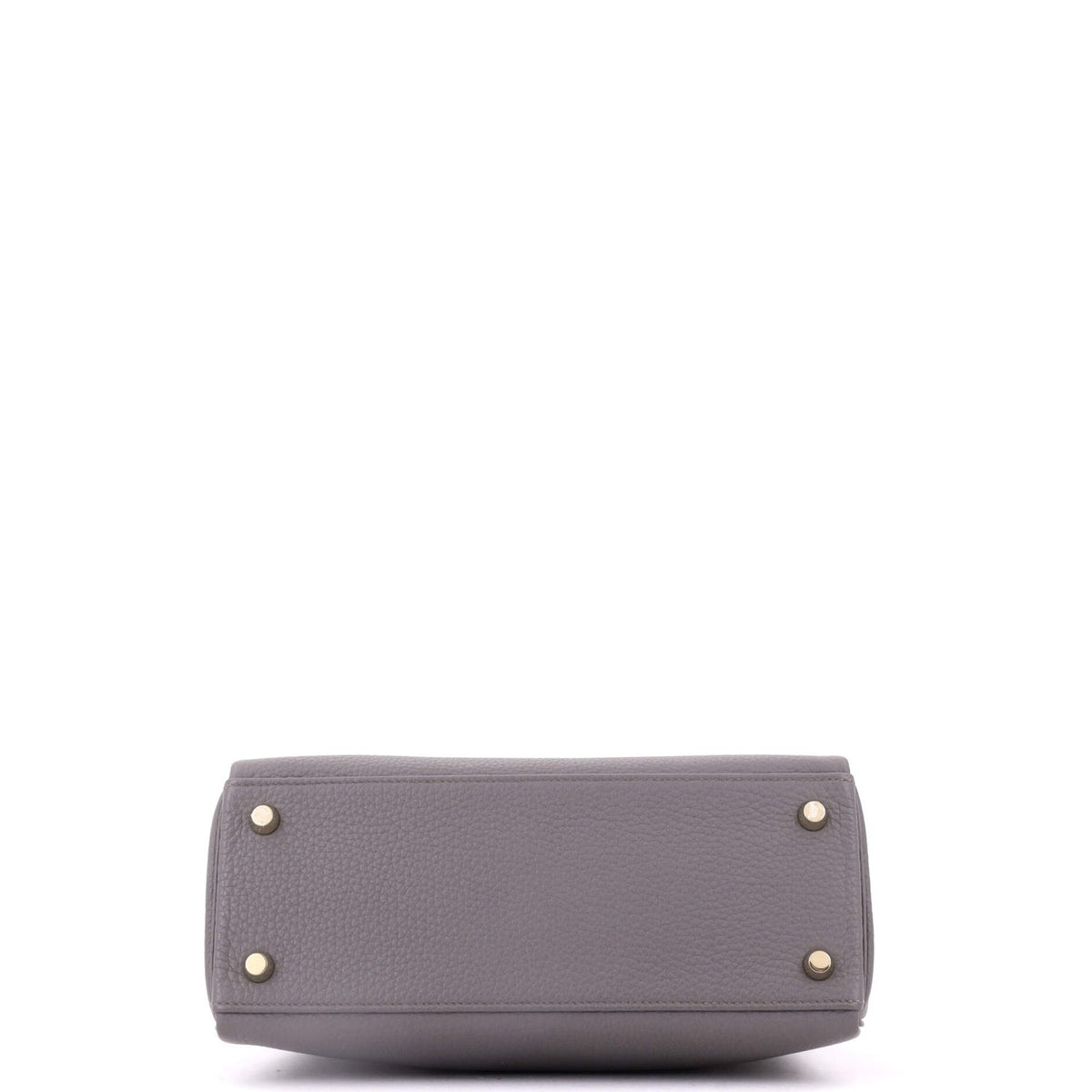 Kelly Handbag Grey Togo with Gold Hardware 25
