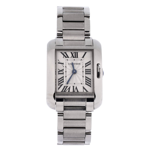 Tank Anglaise Quartz Watch Stainless Steel 23