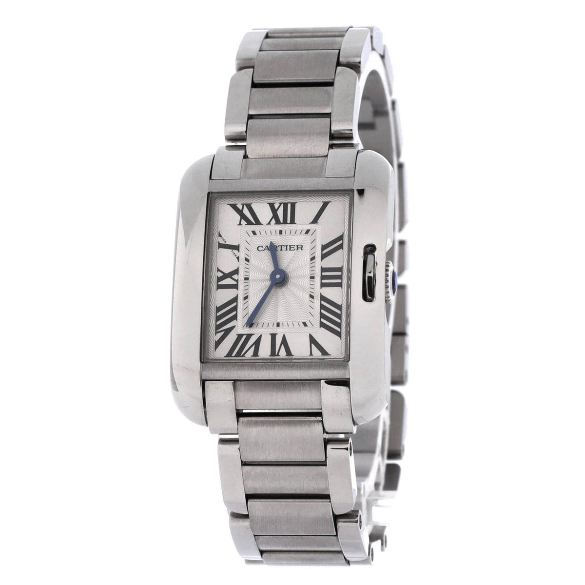 Tank Anglaise Quartz Watch Stainless Steel 23