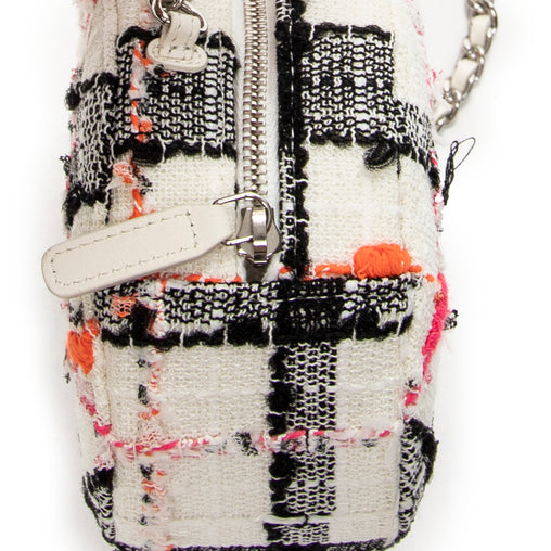 Classic Single Flap Bag Quilted Tweed Mini