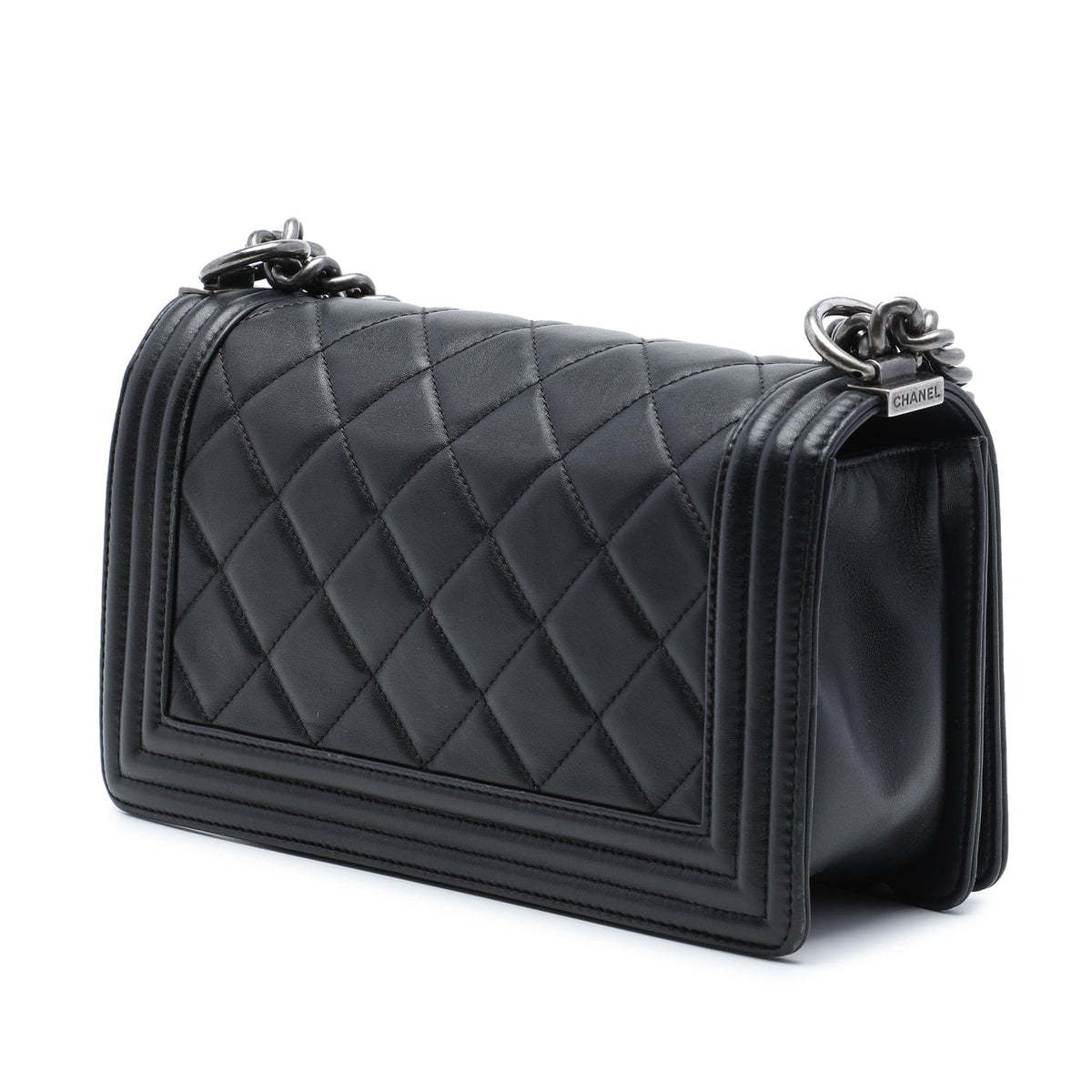 Boy Flap Bag Quilted Lambskin Old Medium