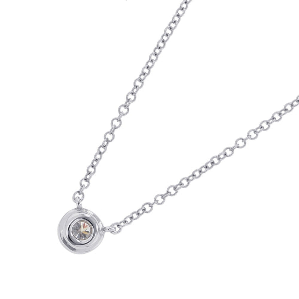 Soleste Pendant Necklace Platinum with Diamond