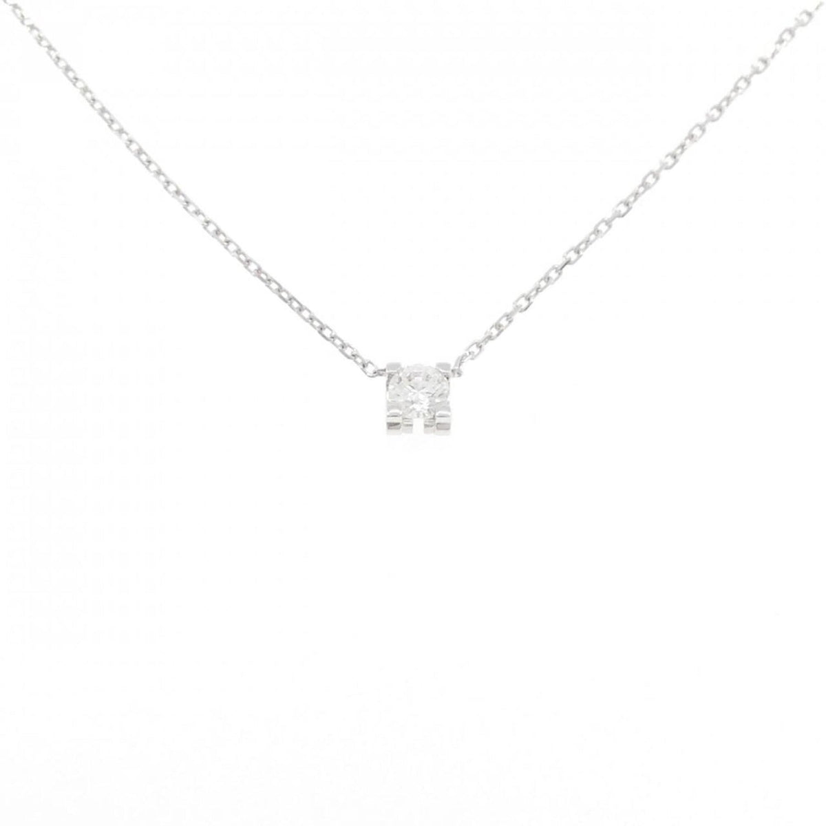 C de Cartier Pendant Necklace 18K White Gold