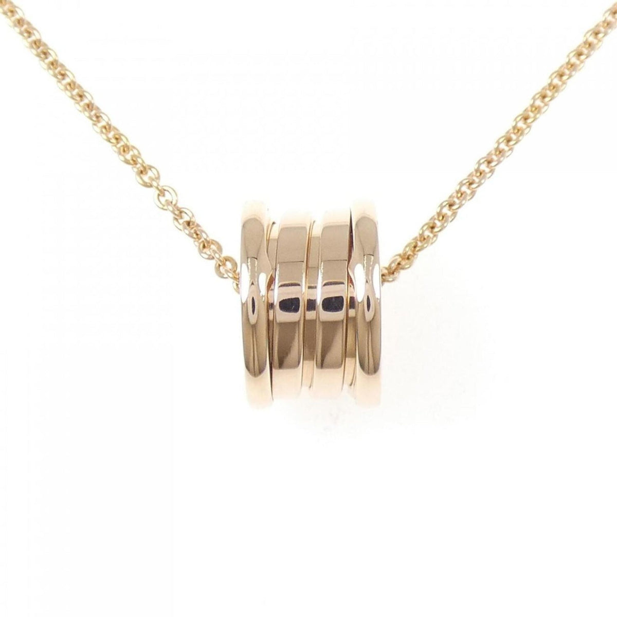 B.Zero1 Pendant Necklace 18K Rose Gold