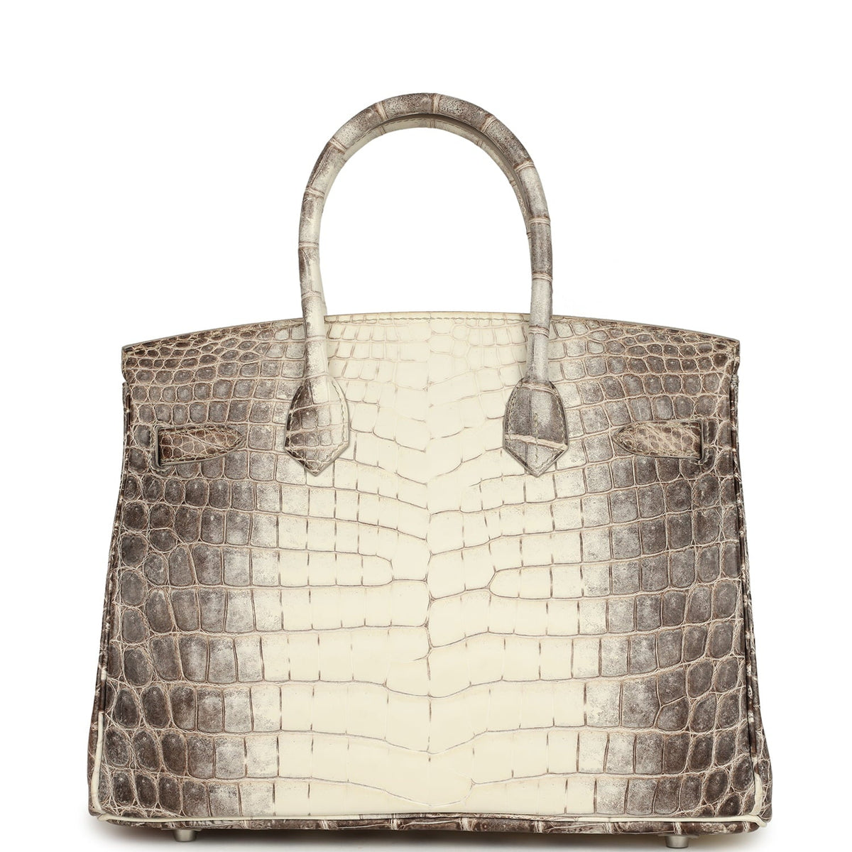 Hermès Birkin 30 Himalaya Niloticus Crocodile Palladium Hardware (Copy)