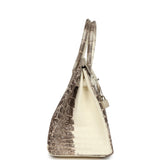 Hermès Birkin 30 Himalaya Niloticus Crocodile Palladium Hardware (Copy)