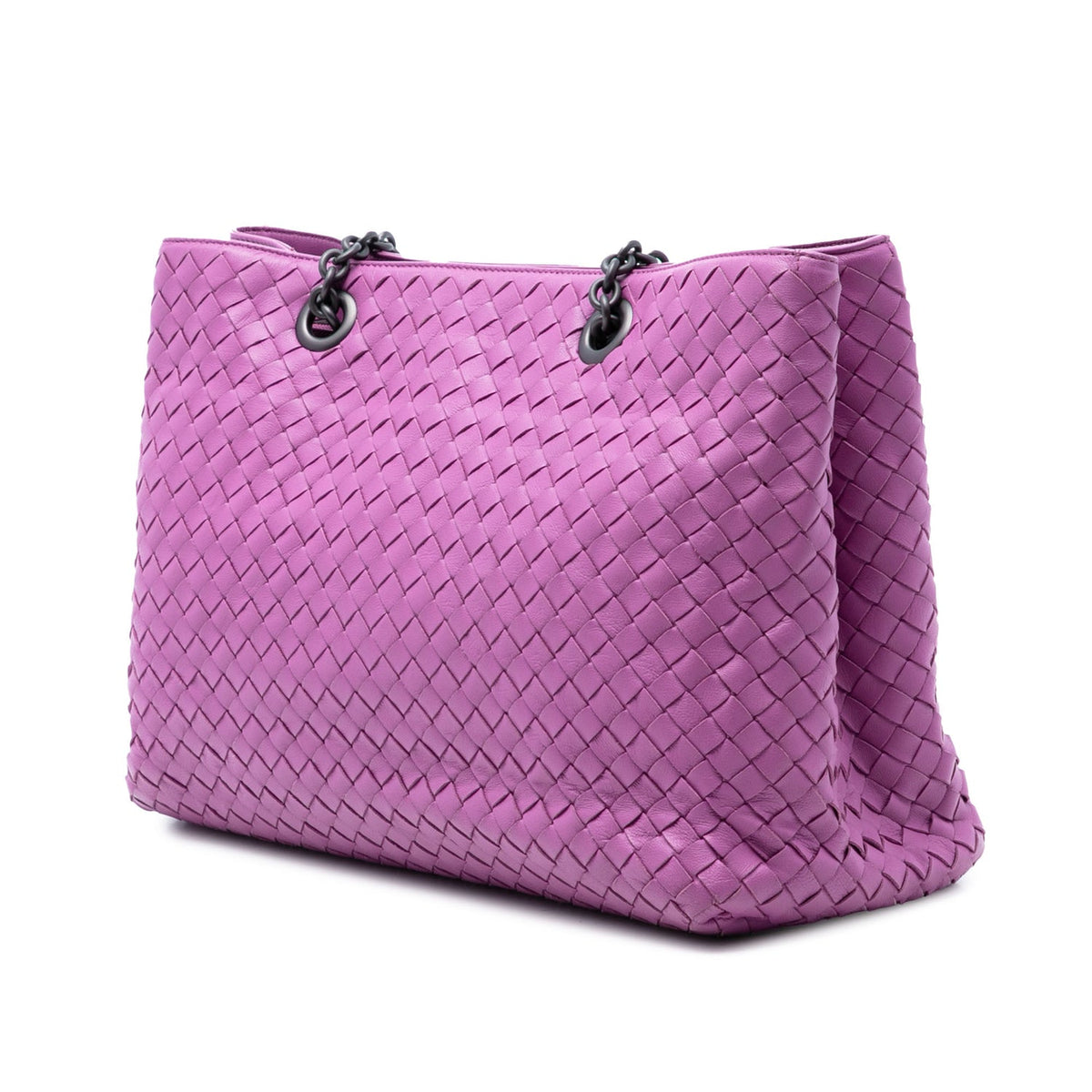 Double Chain Tote Intrecciato Nappa Medium