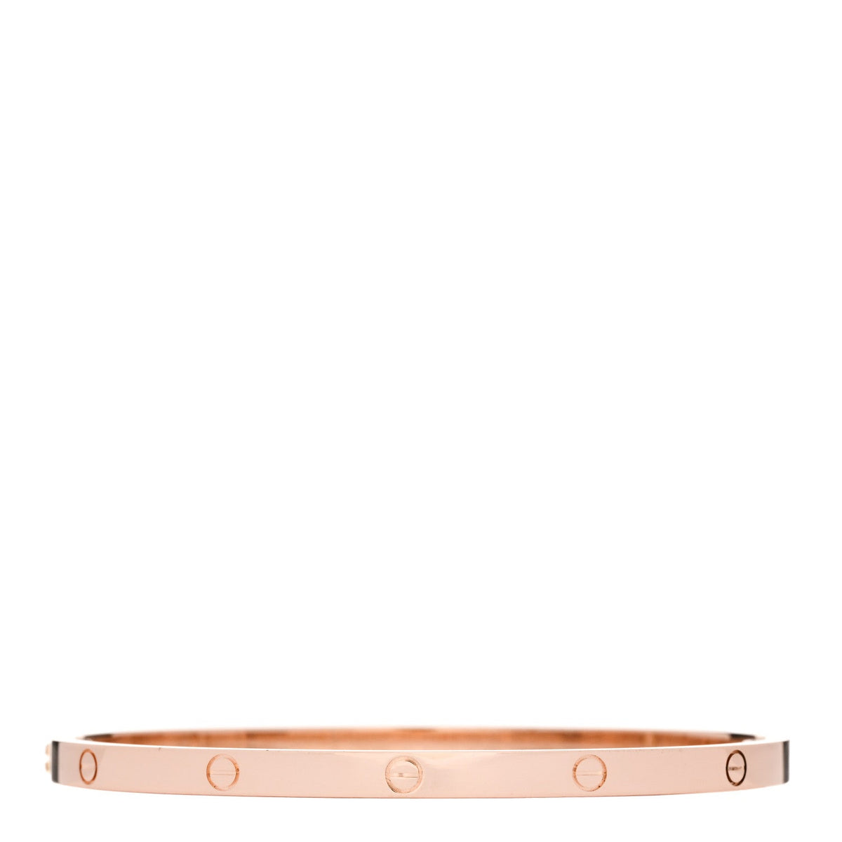 18K Pink Gold Small LOVE Bracelet 17