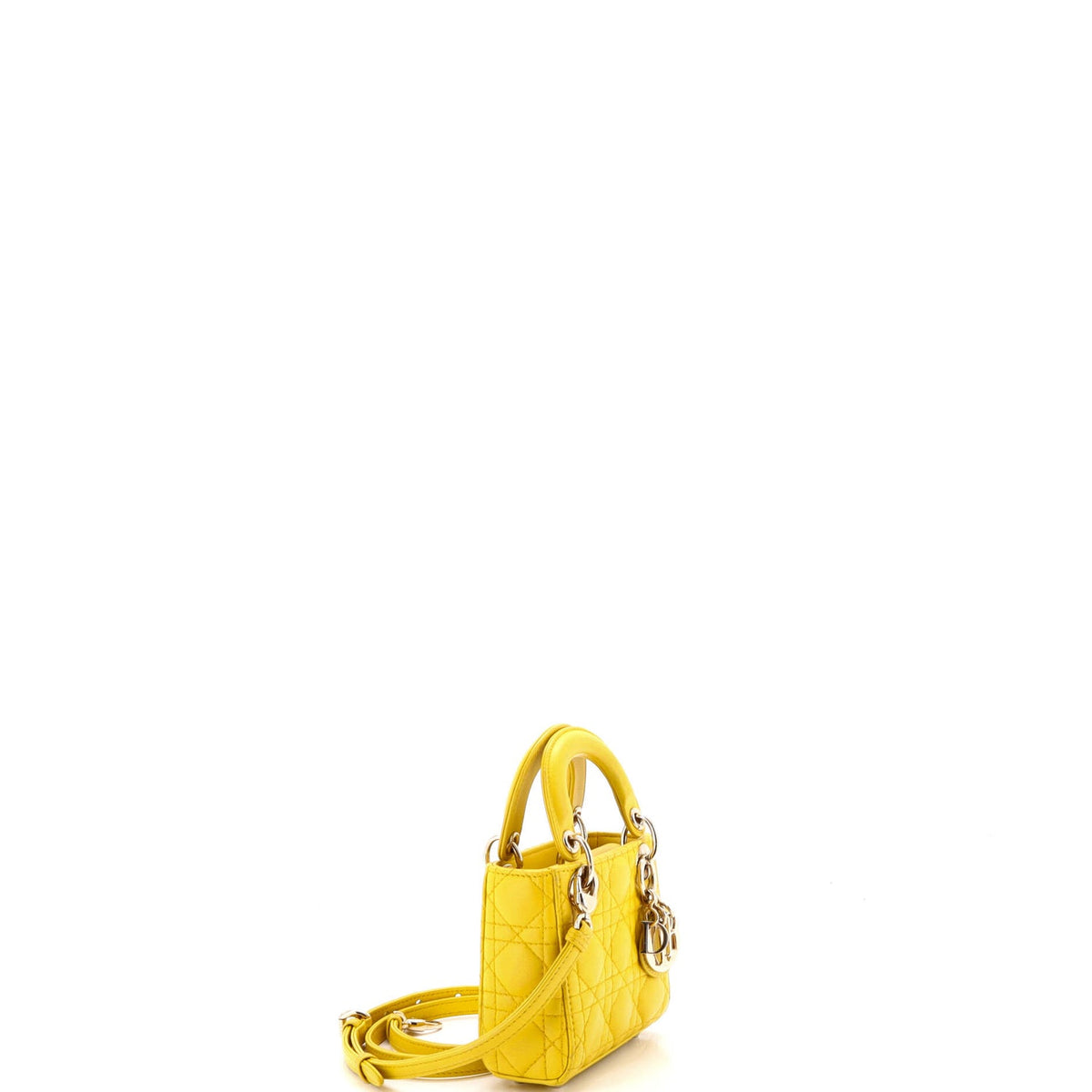 Lady Dior Bag Cannage Quilt Lambskin Micro