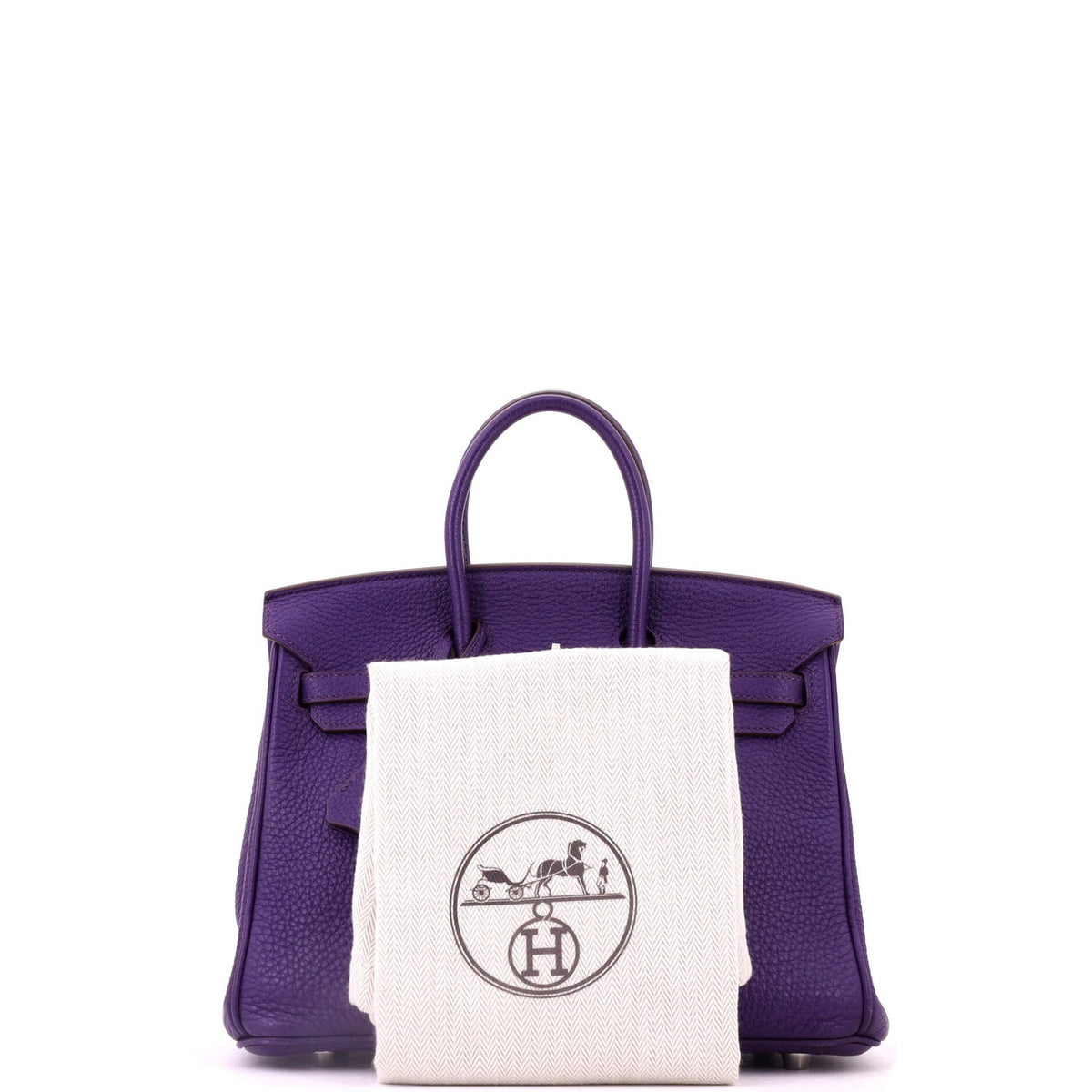 Birkin Handbag Iris Togo with Palladium Hardware 25