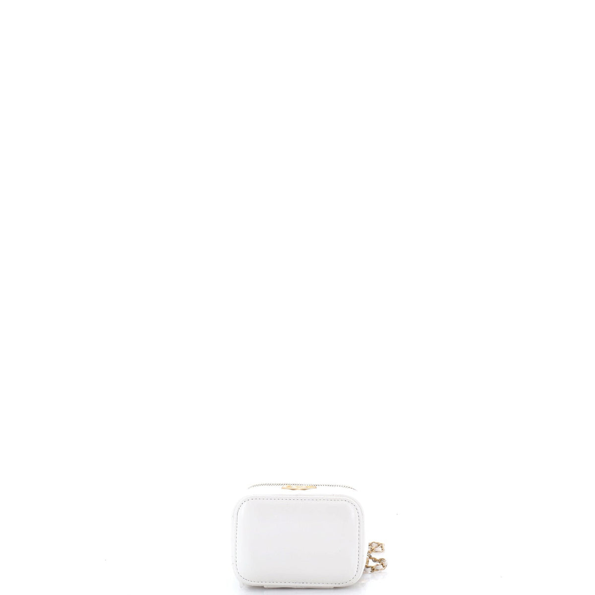 Perfect Fit Vanity Case with Chain Quilted Calfskin Mini