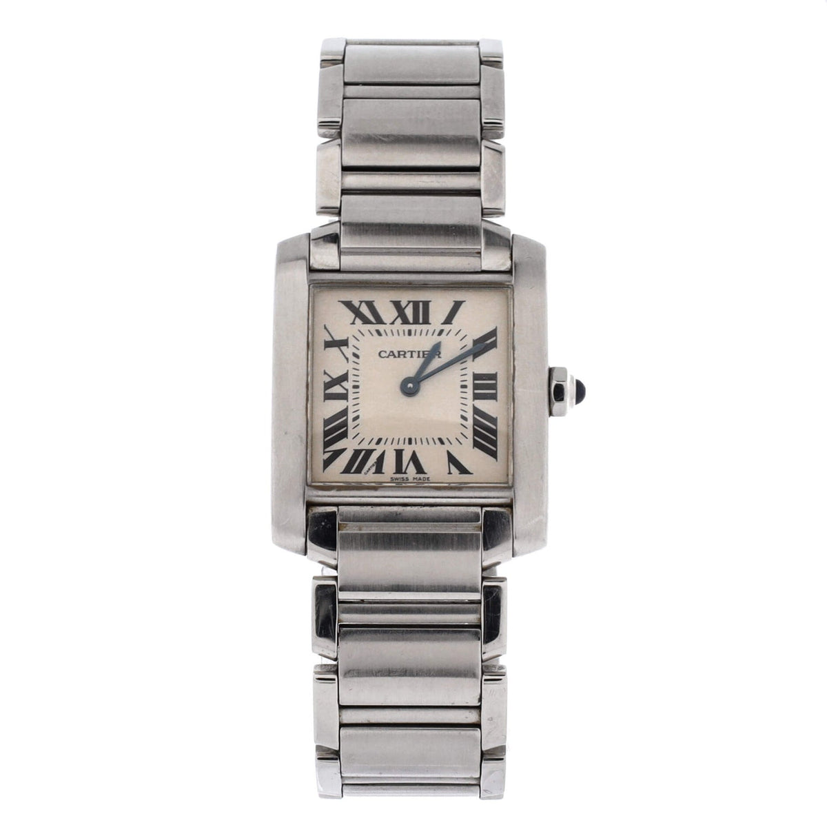 Tank Francaise Quartz Watch Stainless Steel 25