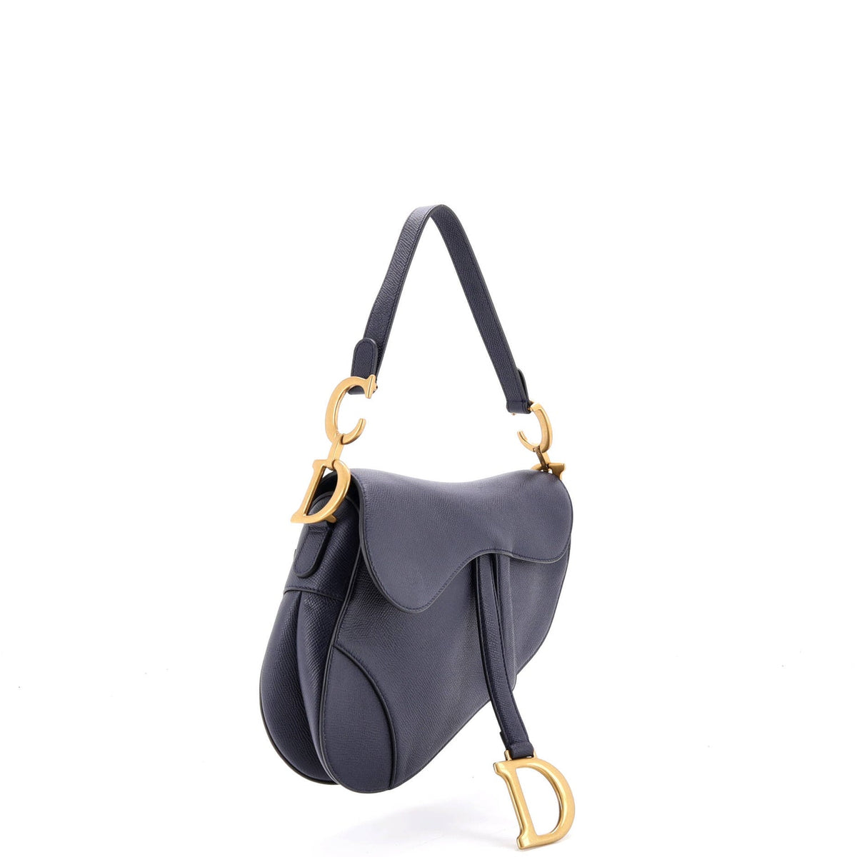 Saddle Handbag Leather Medium