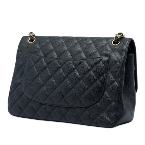 Classic Double Flap Bag Quilted Caviar Jumbo