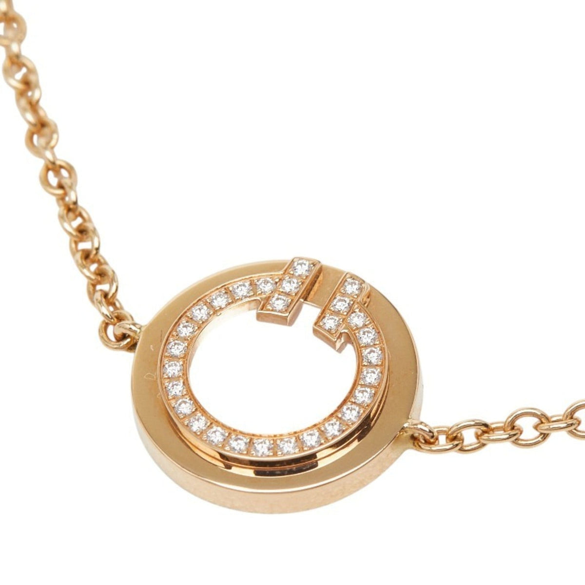 T Bracelet Yellow with Diamond and Mother of Pearl