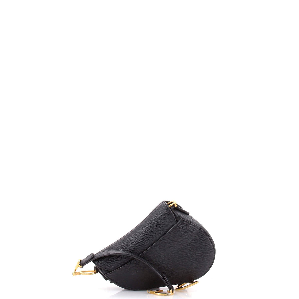 Saddle Handbag Leather Mini