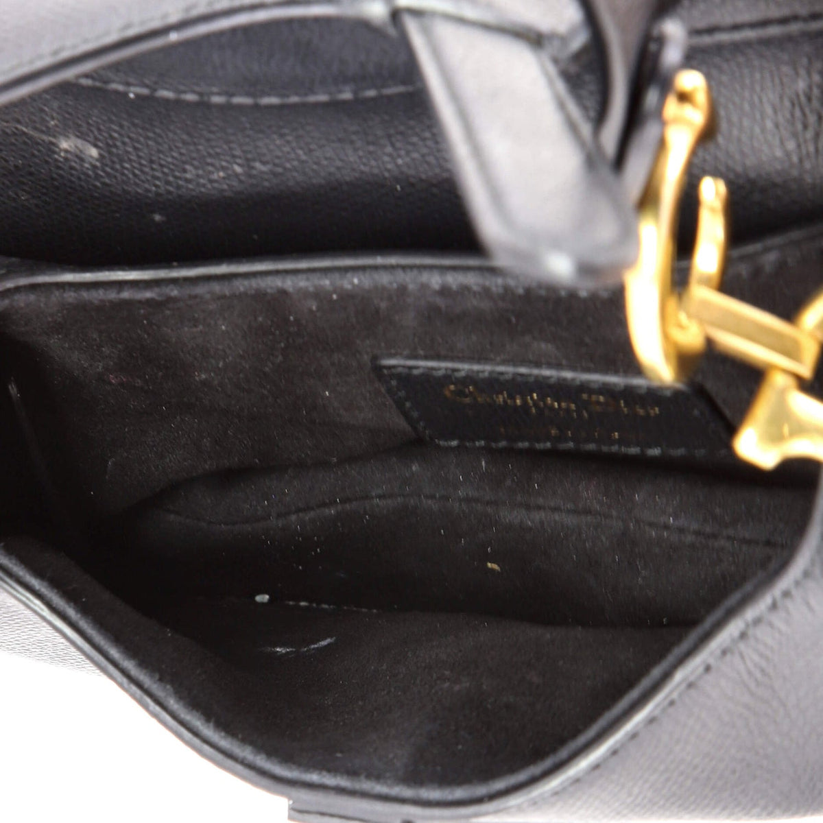 Saddle Handbag Leather Mini