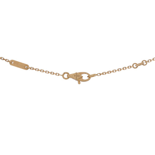 Sweet Alhambra Butterfly Pendant Necklace 18K Yellow Gold and Mother of Pearl