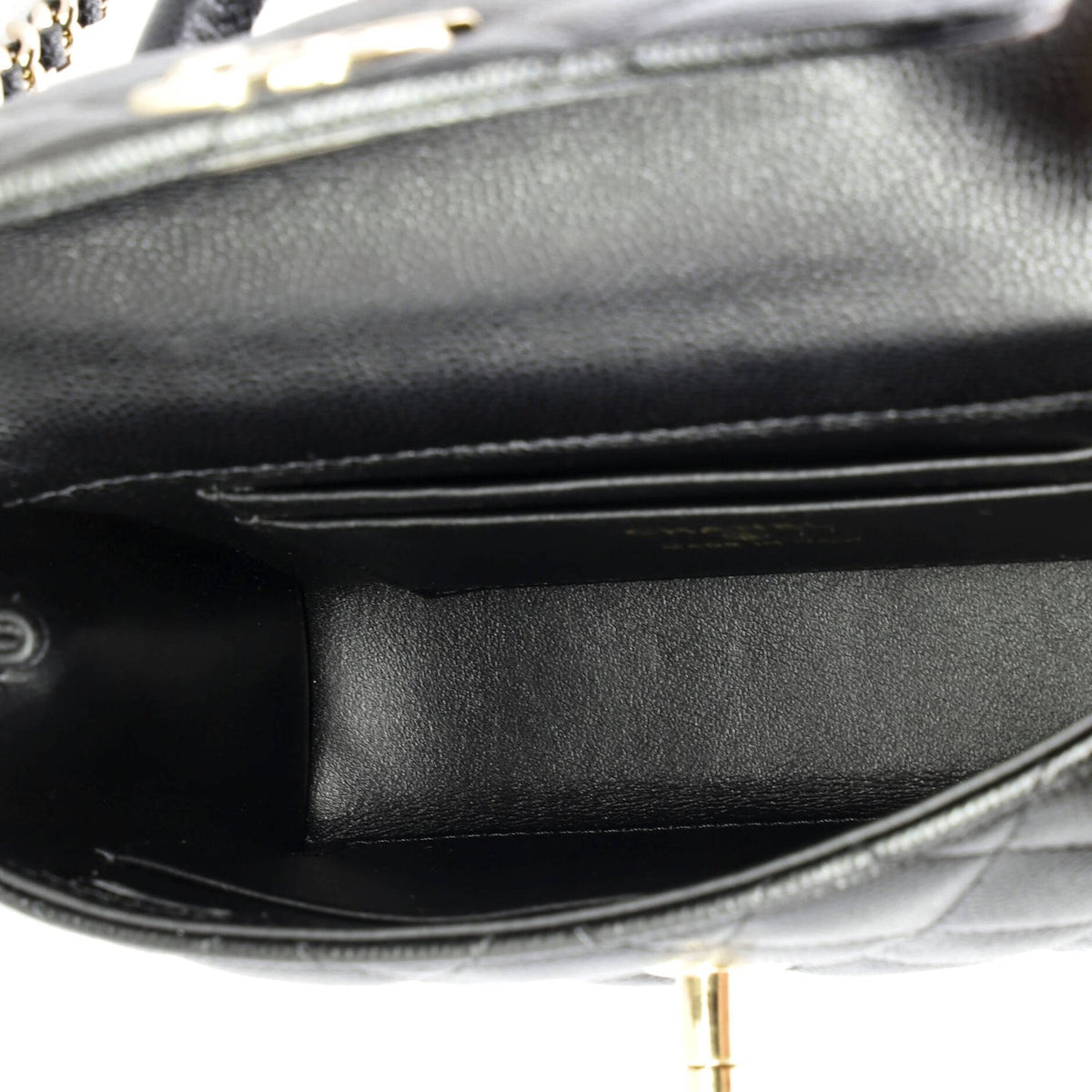 Coco Top Handle Bag Quilted Caviar Extra Mini
