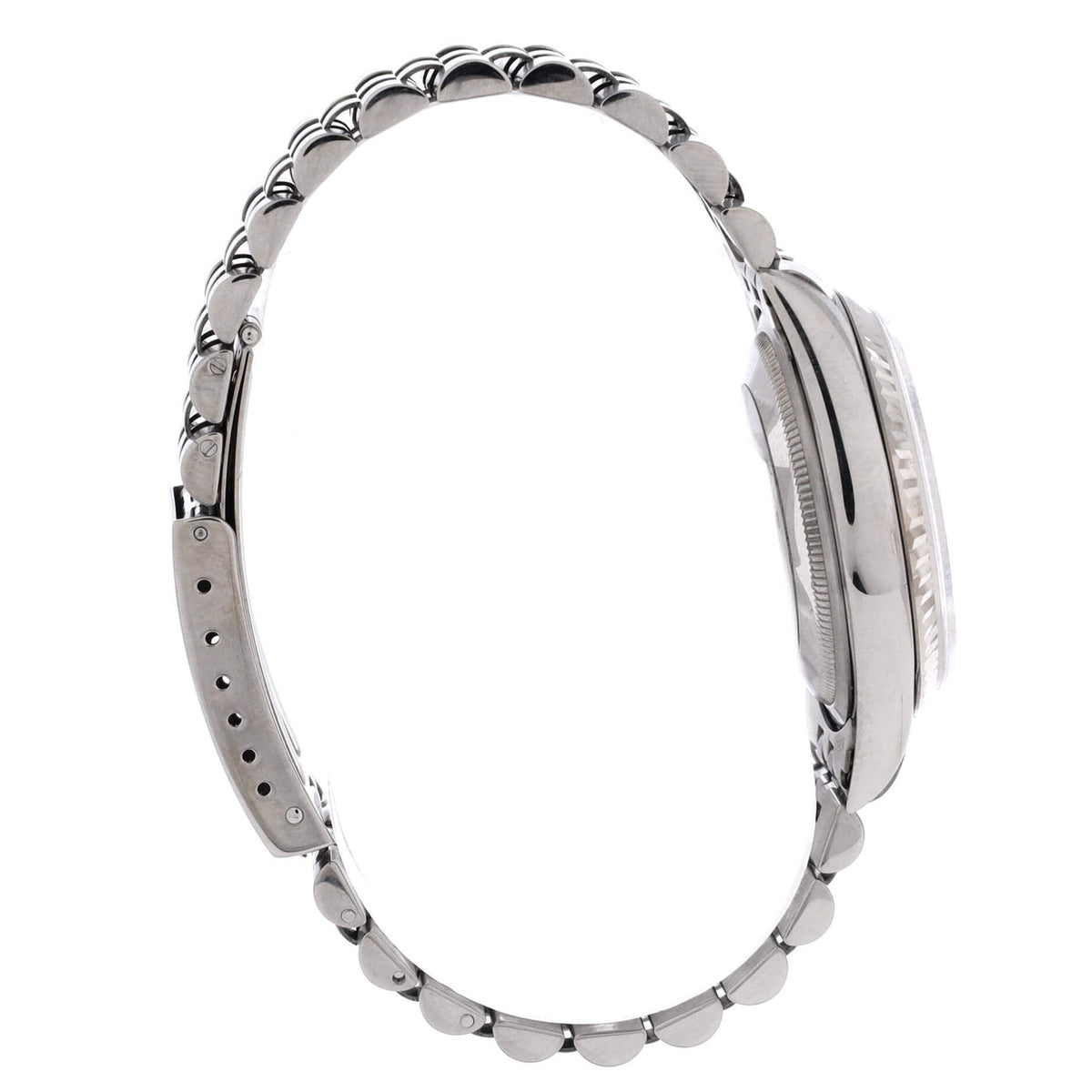Oyster Perpetual Datejust Automatic Watch Stainless Steel and White Gold with Diamond Markers 36
