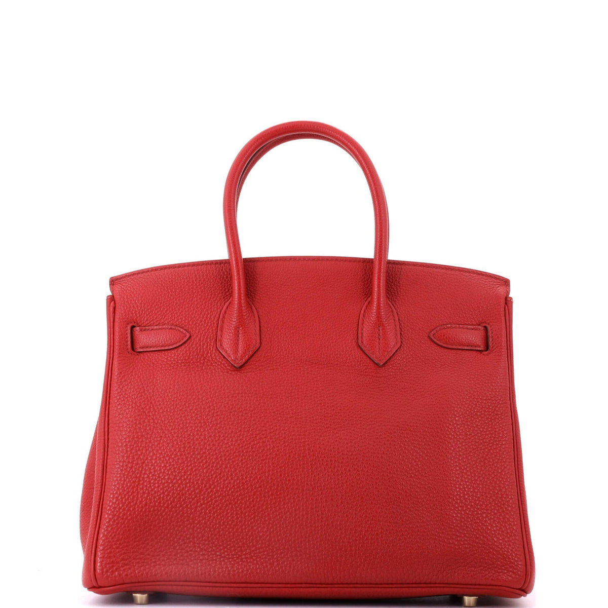 Birkin Handbag Rouge Garance Togo with Gold Hardware 30