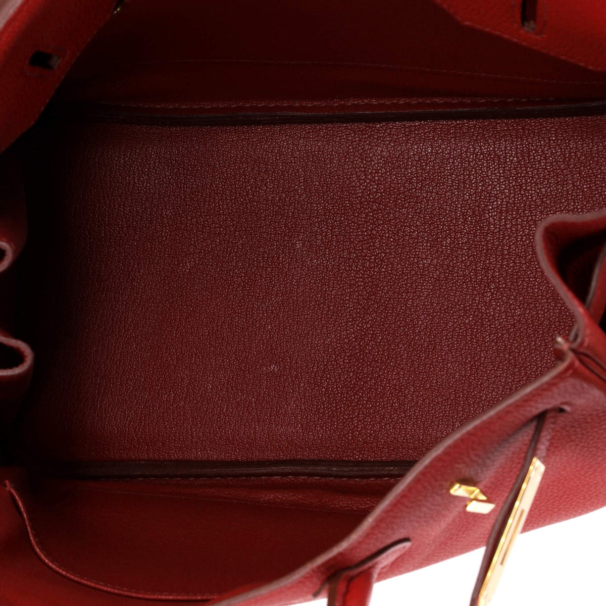 Birkin Handbag Rouge Garance Togo with Gold Hardware 30