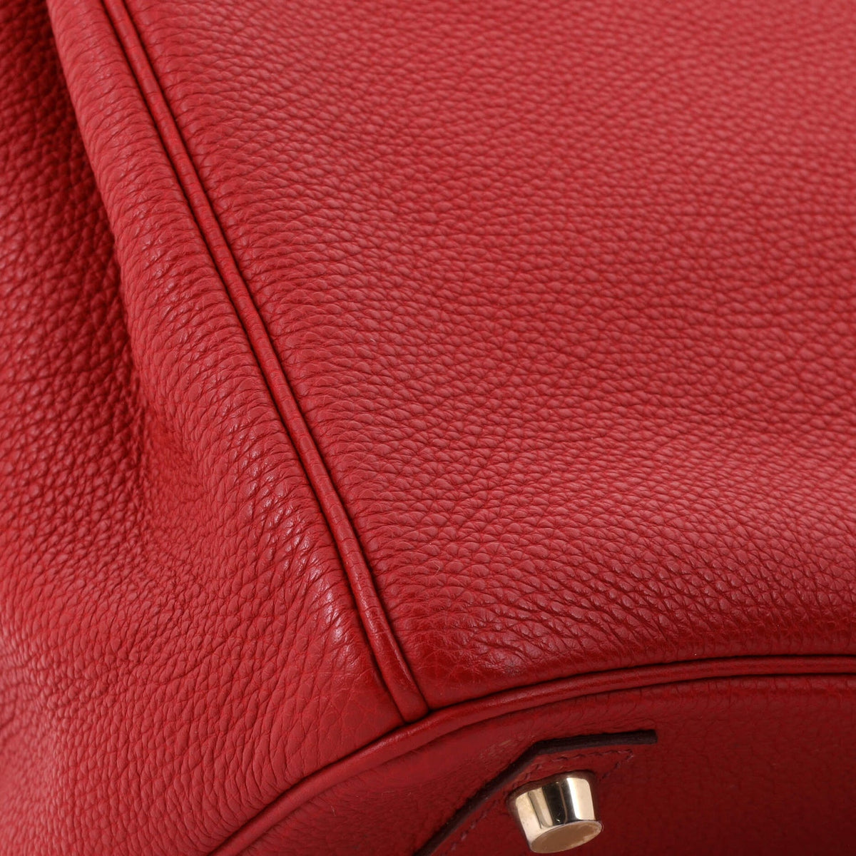 Birkin Handbag Rouge Garance Togo with Gold Hardware 30