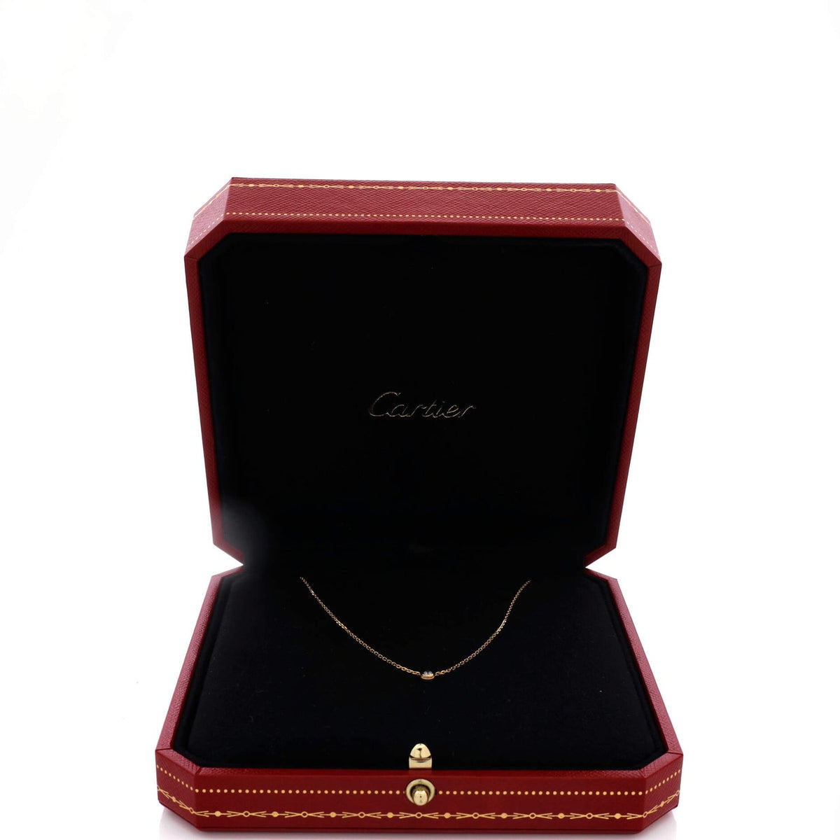 Cartier D'Amour Pendant Necklace 18K Yellow Gold and Diamond XS