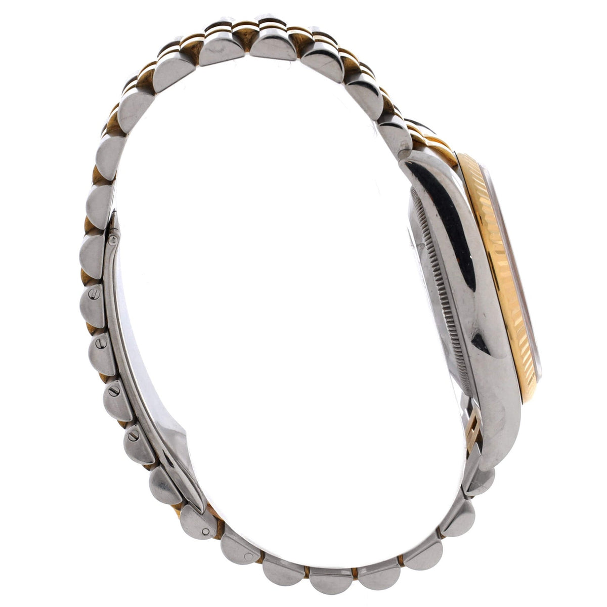 Oyster Perpetual Datejust Automatic Watch Stainless Steel and Yellow Gold with Diamond Markers 36