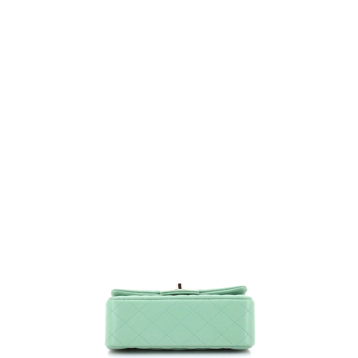 Classic Single Flap Top Handle Bag Quilted Lambskin Mini