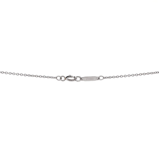 Victoria Double Drop Pendant Necklace Platinum and Diamonds