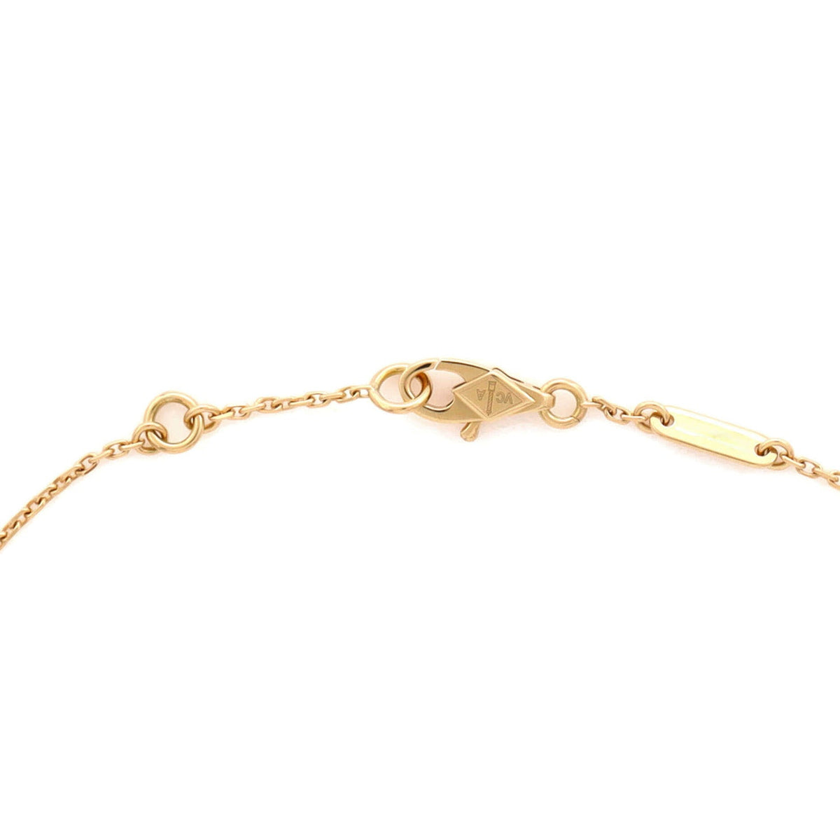 Sweet Alhambra Bracelet 18K Yellow Gold and Mother of Pearl
