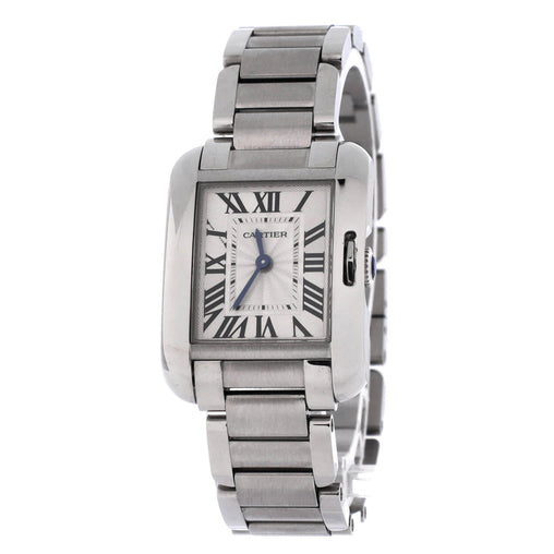 Tank Anglaise Quartz Watch Stainless Steel 23