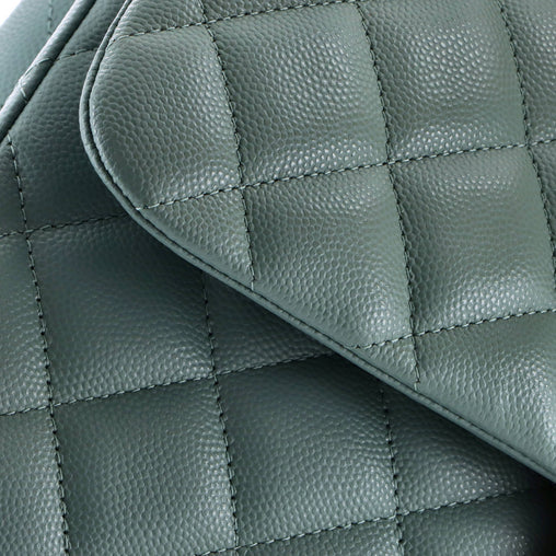 Classic Double Flap Bag Quilted Caviar Jumbo