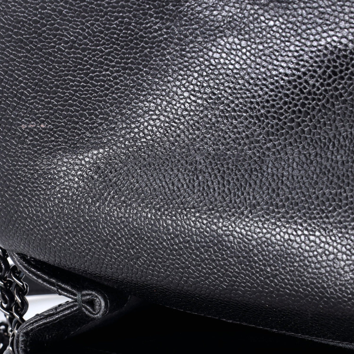 So Black Coco Top Handle Bag Quilted Caviar Mini