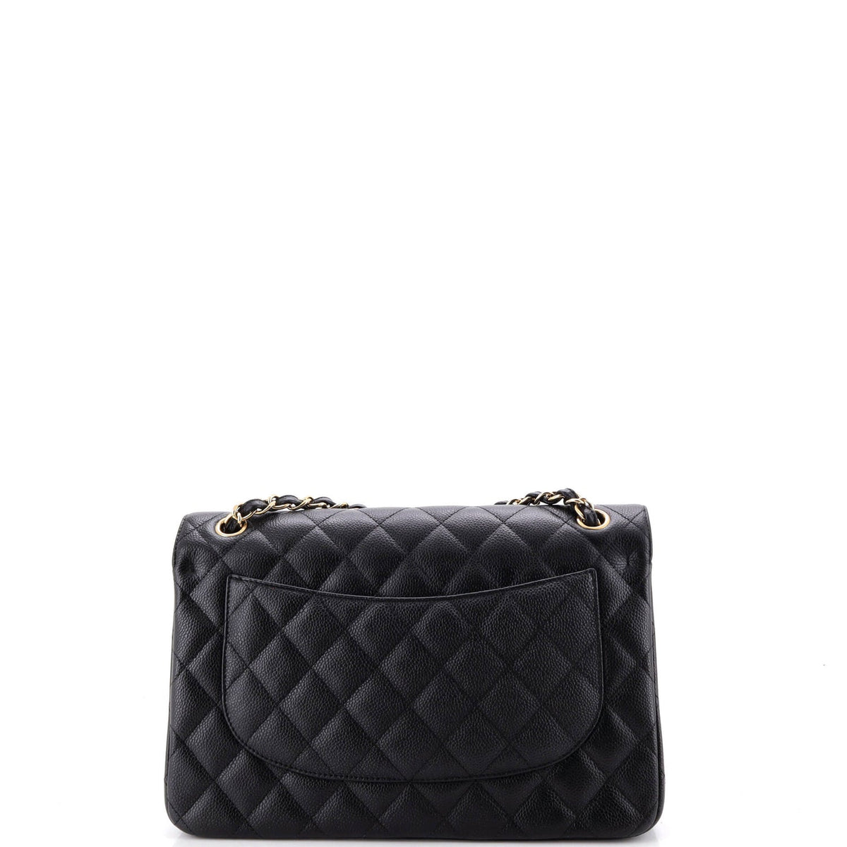 Vintage Classic Double Flap Bag Quilted Caviar Jumbo