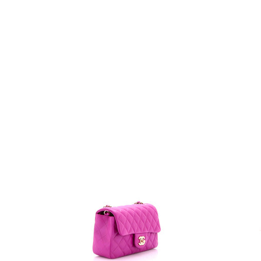 Classic Single Flap Bag Quilted Lambskin Mini