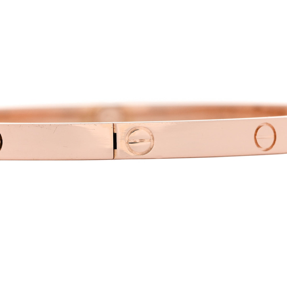 18K Pink Gold Small LOVE Bracelet 17