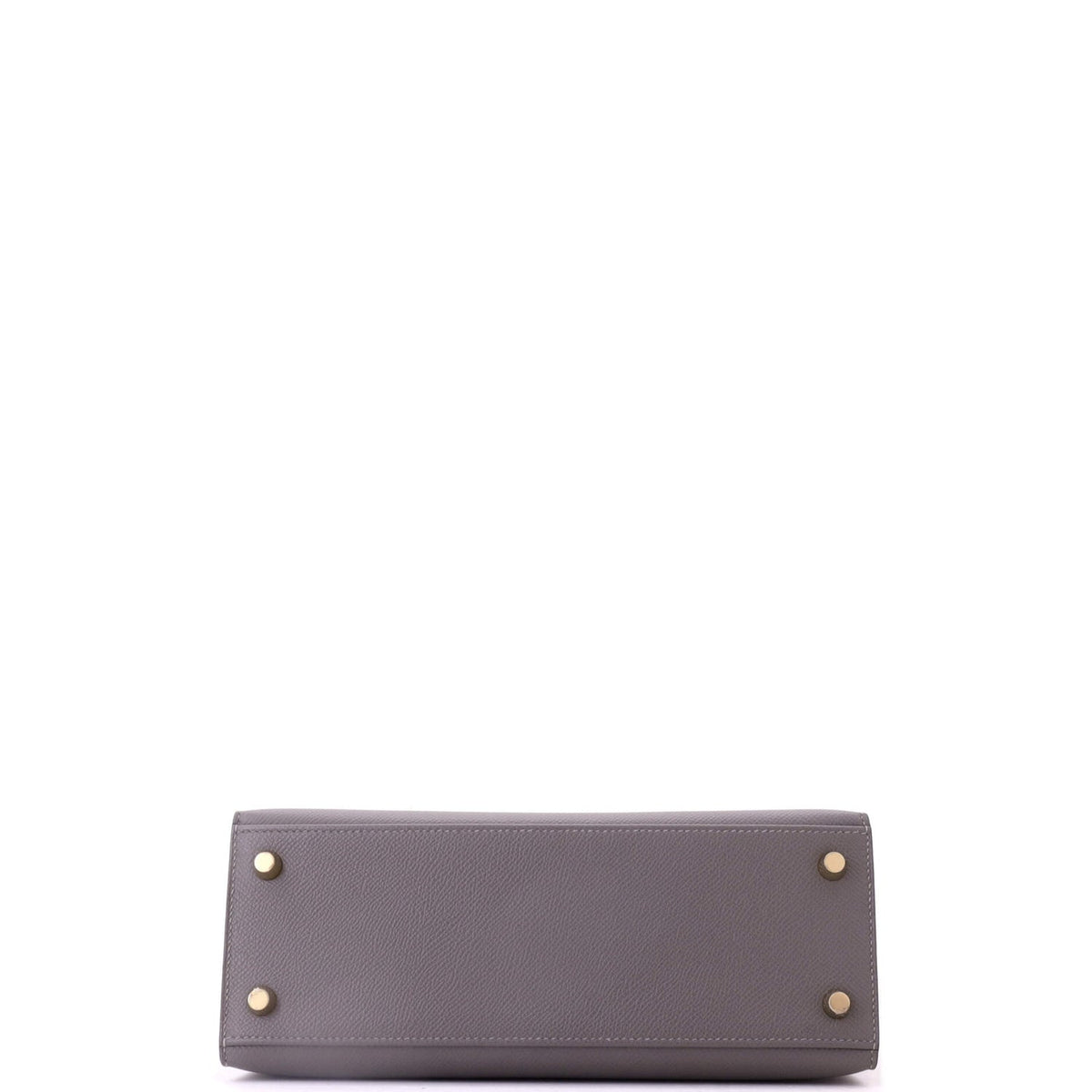 Kelly Handbag Grey Epsom with Gold Hardware 25