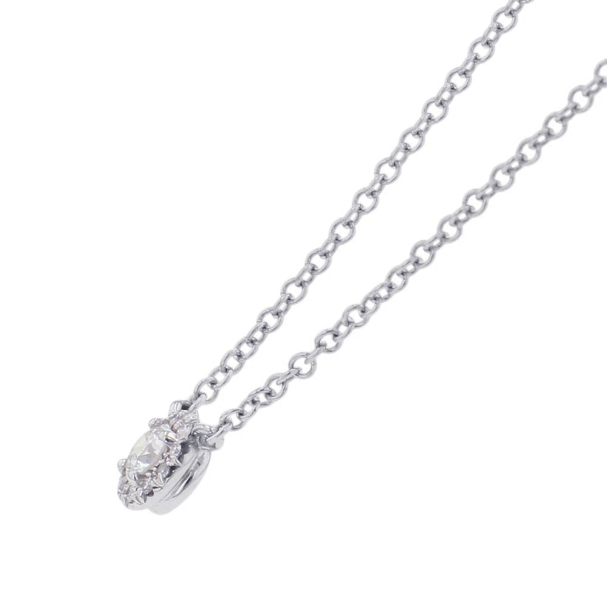 Soleste Pendant Necklace Platinum with Diamond