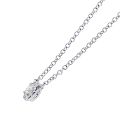 Soleste Pendant Necklace Platinum with Diamond
