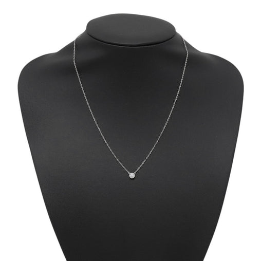 Soleste Pendant Necklace Platinum with Diamond