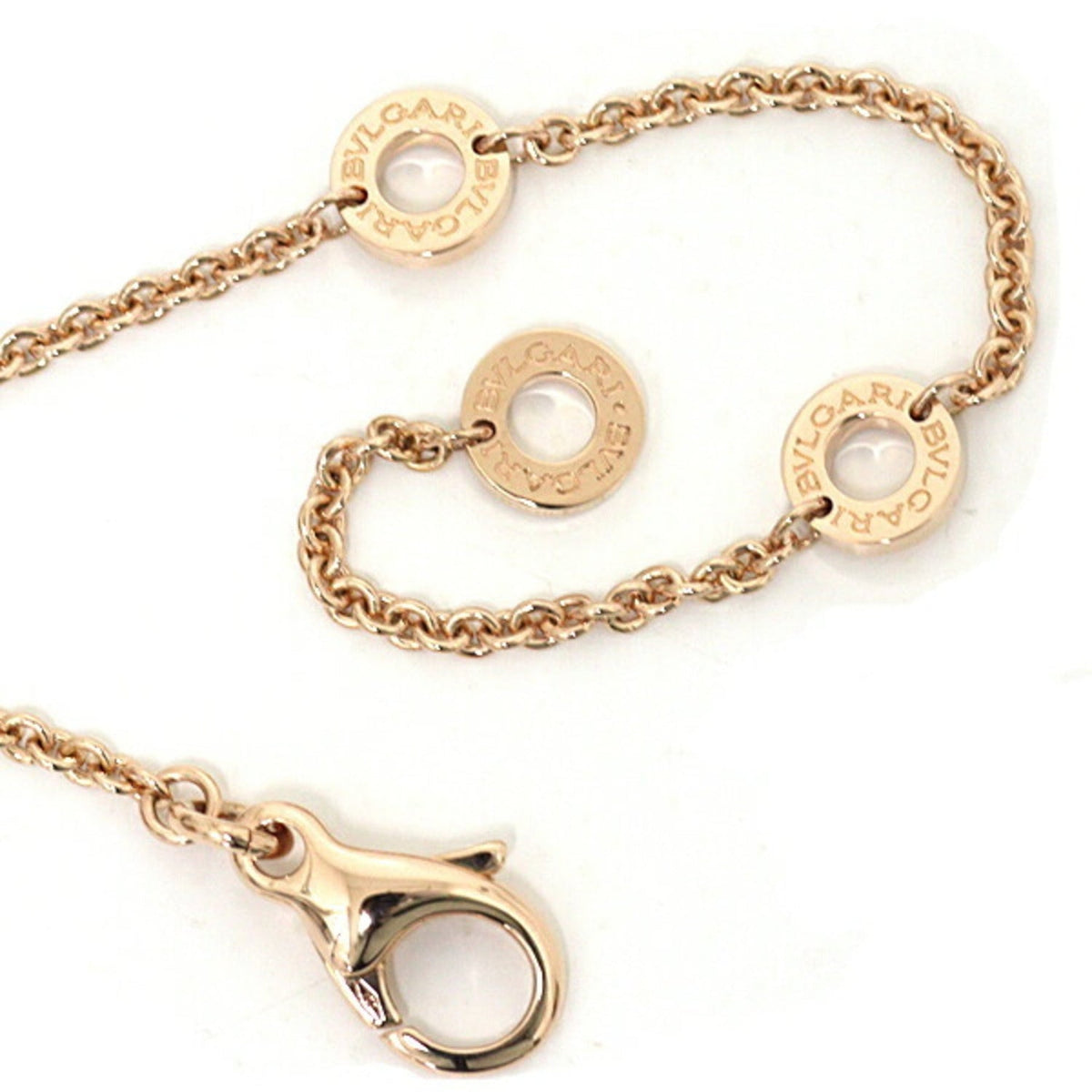 B.Zero1 Pendant Necklace 18K Rose Gold