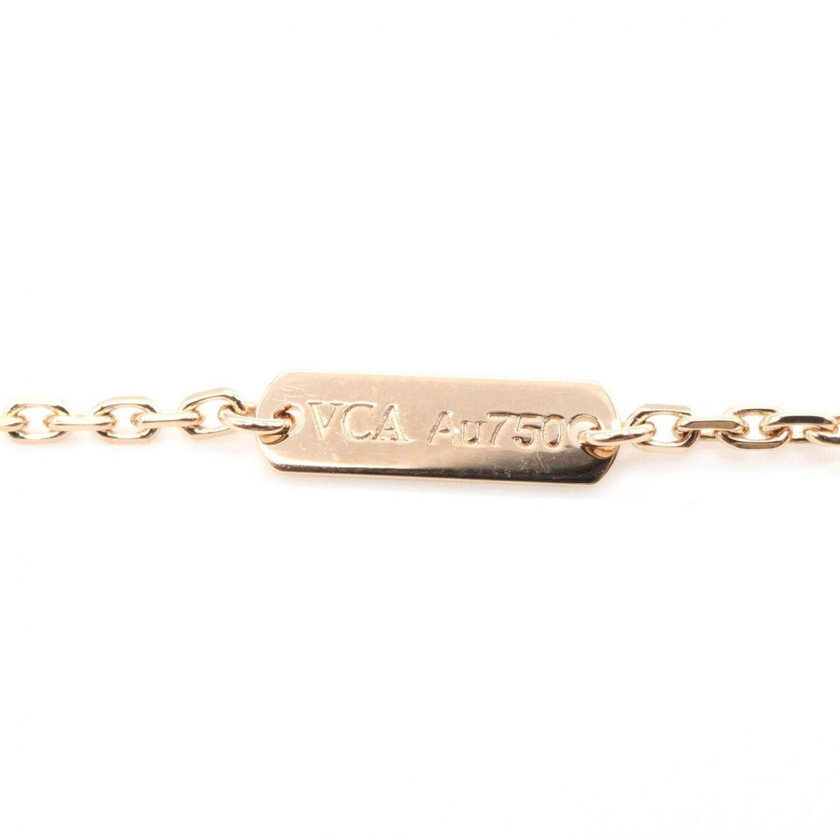 Vintage Alhambra Pendant Necklace 18K Rose Gold