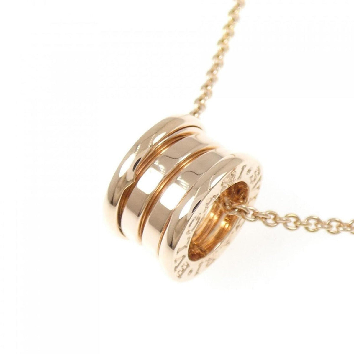 B.Zero1 Pendant Necklace 18K Rose Gold