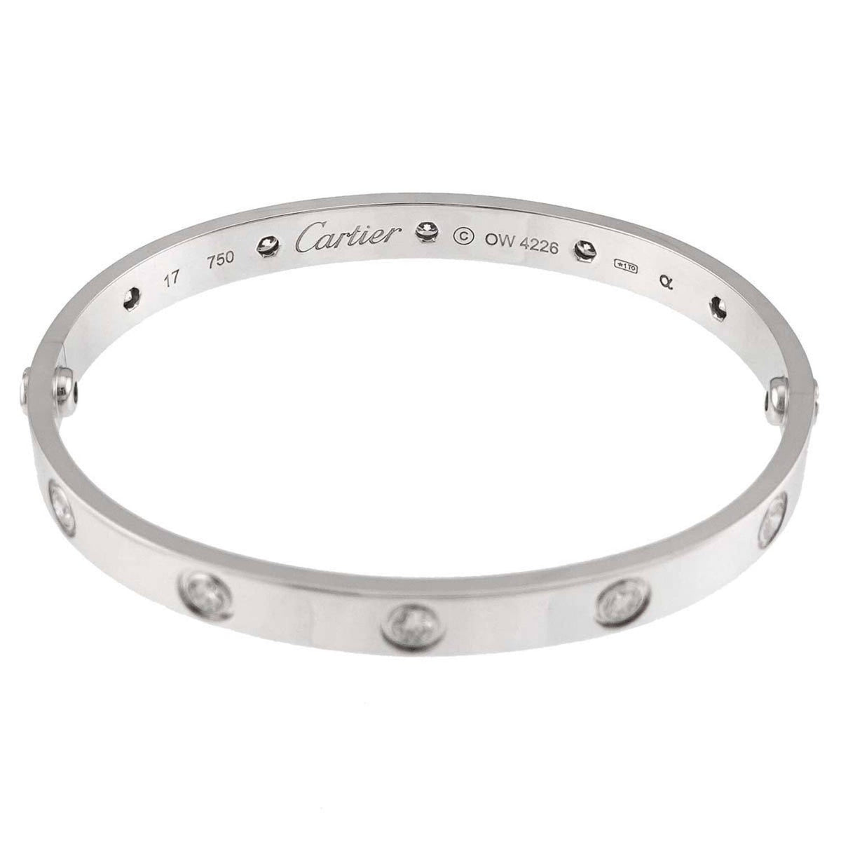 Love Bracelet 18K White Gold with Diamonds